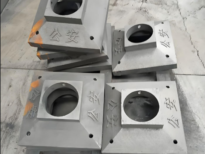 防撞护栏铸铁座